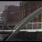 Hamburger Speicherstadt im Schnee /1.