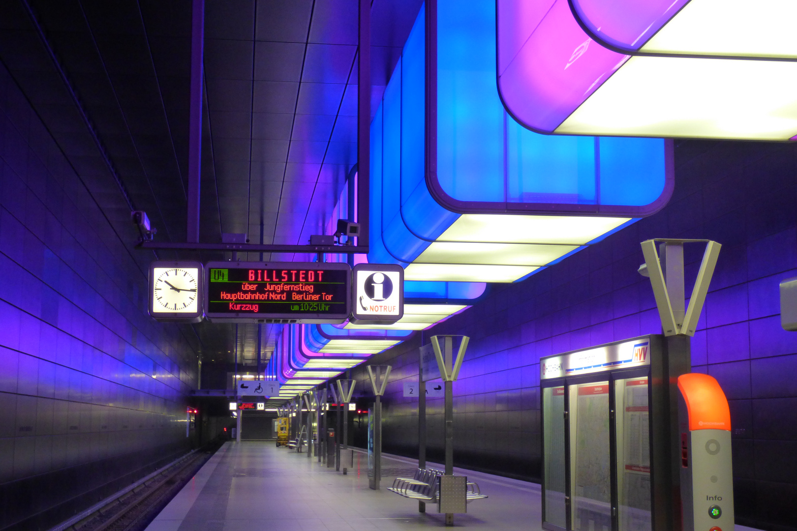 Hamburger U-Bahn-Station "HafenCity Universität"