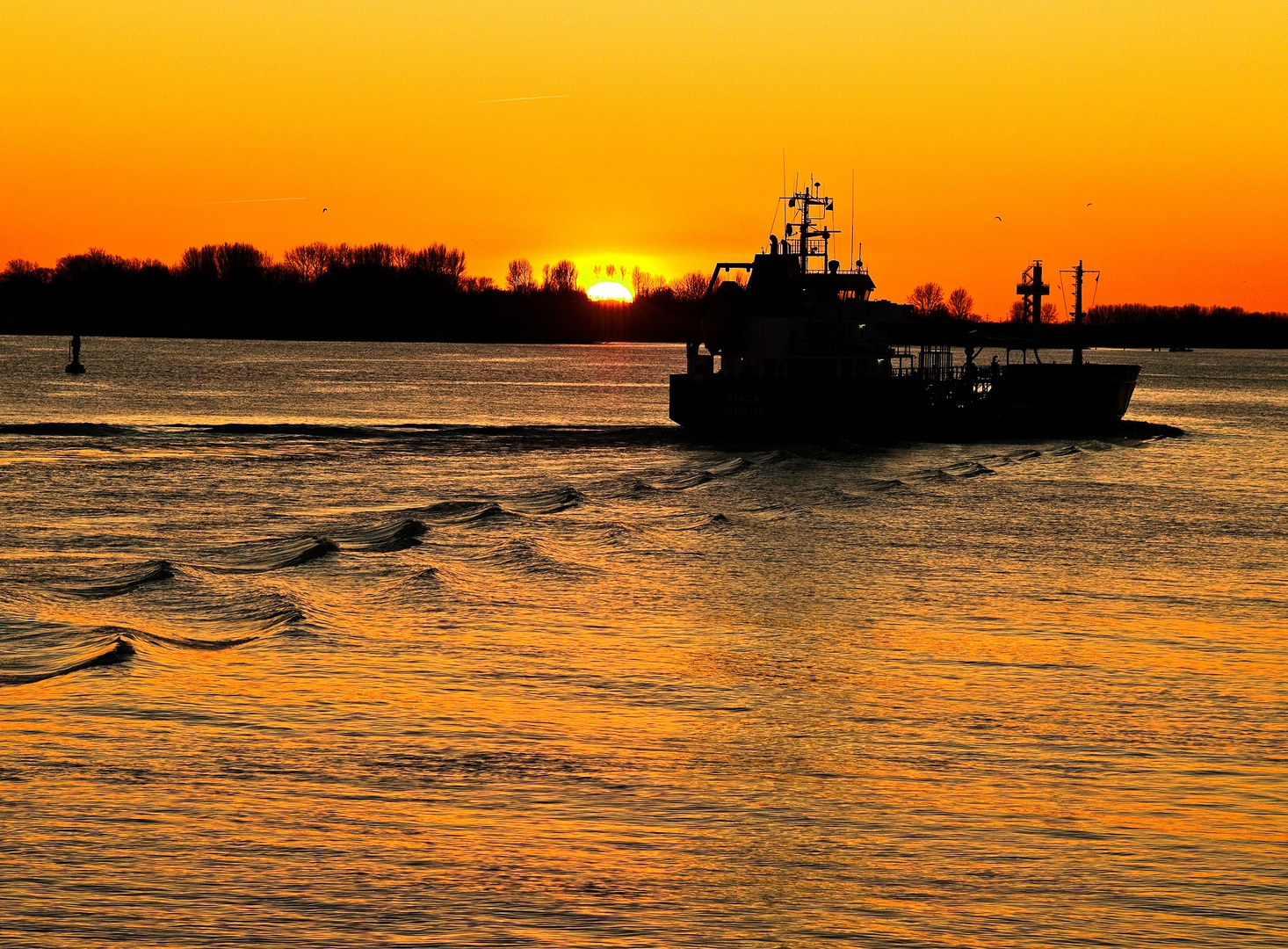 Hamburgs Abendstimmung