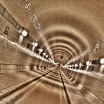 Hamburg`s Alter Elbtunnel