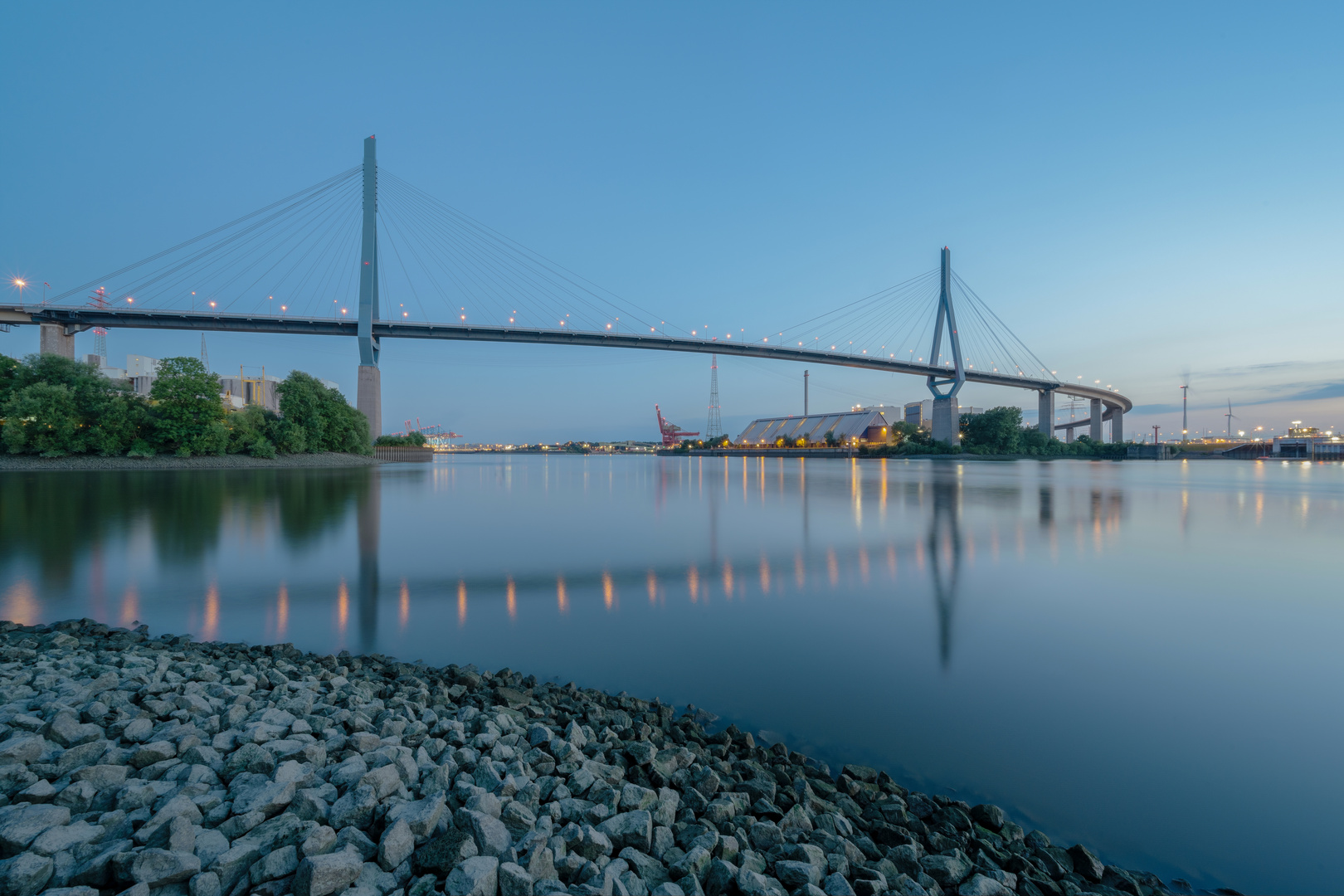 Hamburgs Köhlbrandbrücke 