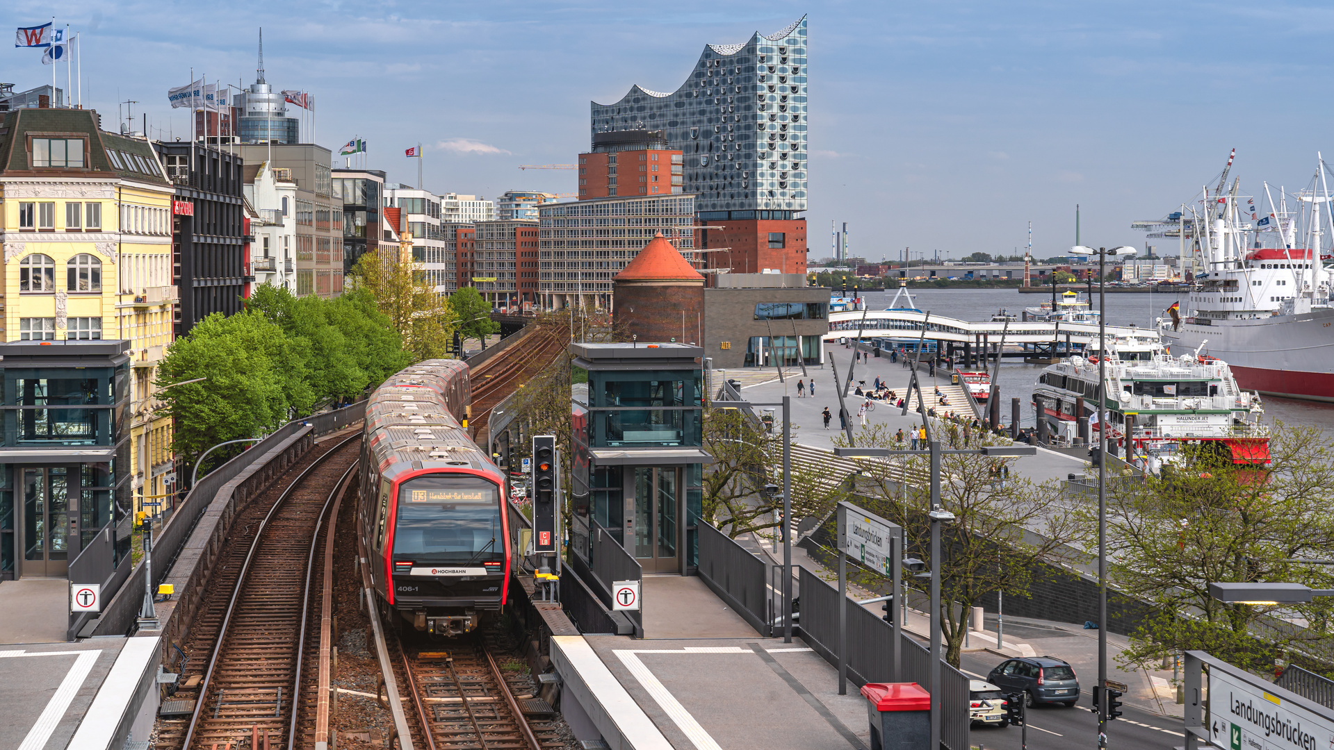 Hamburgs schönste U-Bahn Strecke