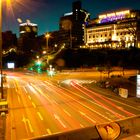 Hamburgs Straßen bei Nacht