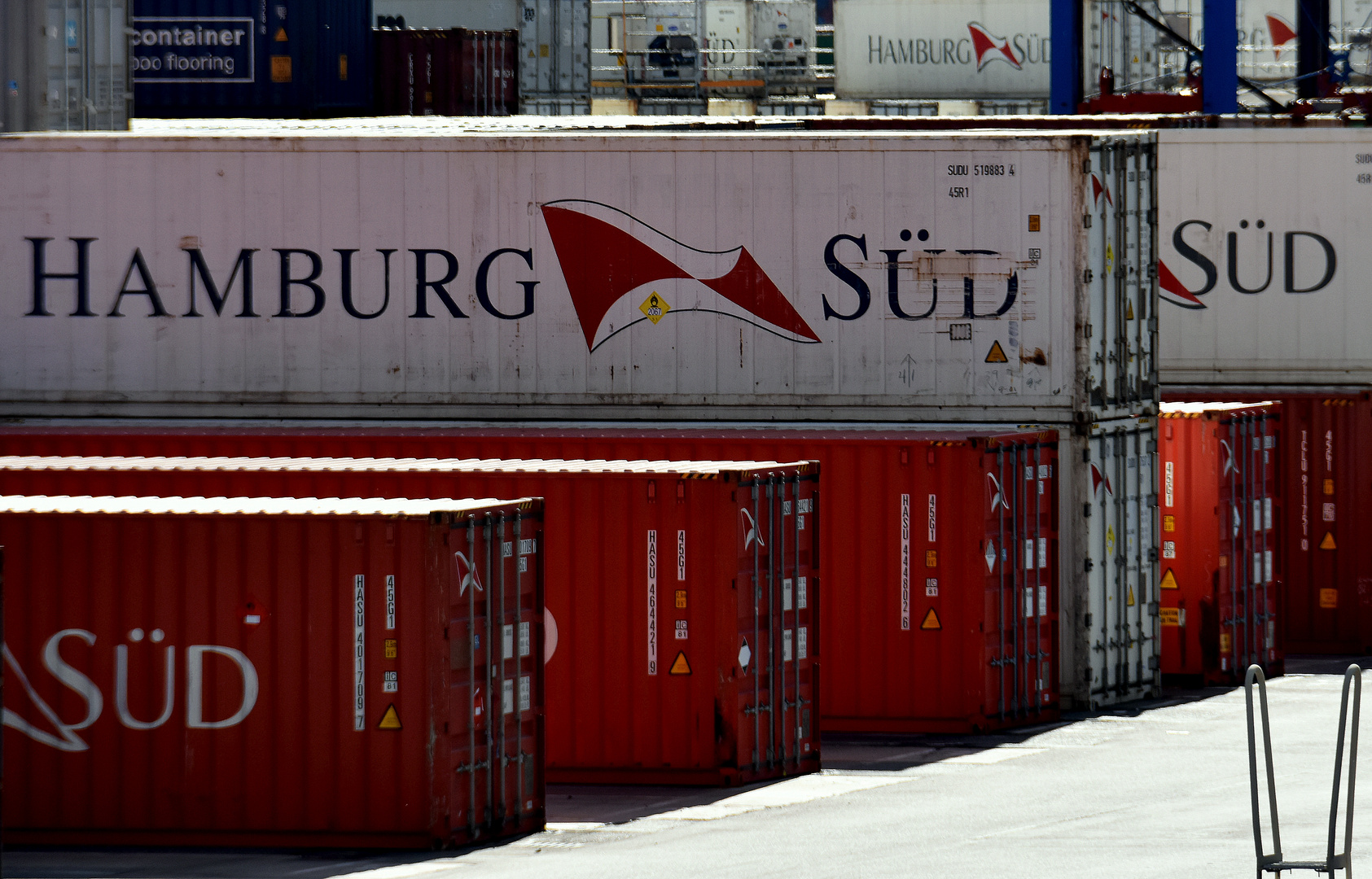 Hamburg(´s)Süd (en)ist global Foto & Bild hamburg, container, verkehr