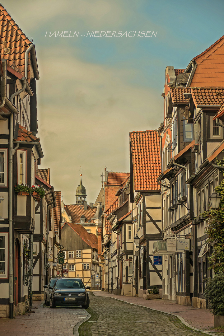 Hameln ... Blick in die Altstadt