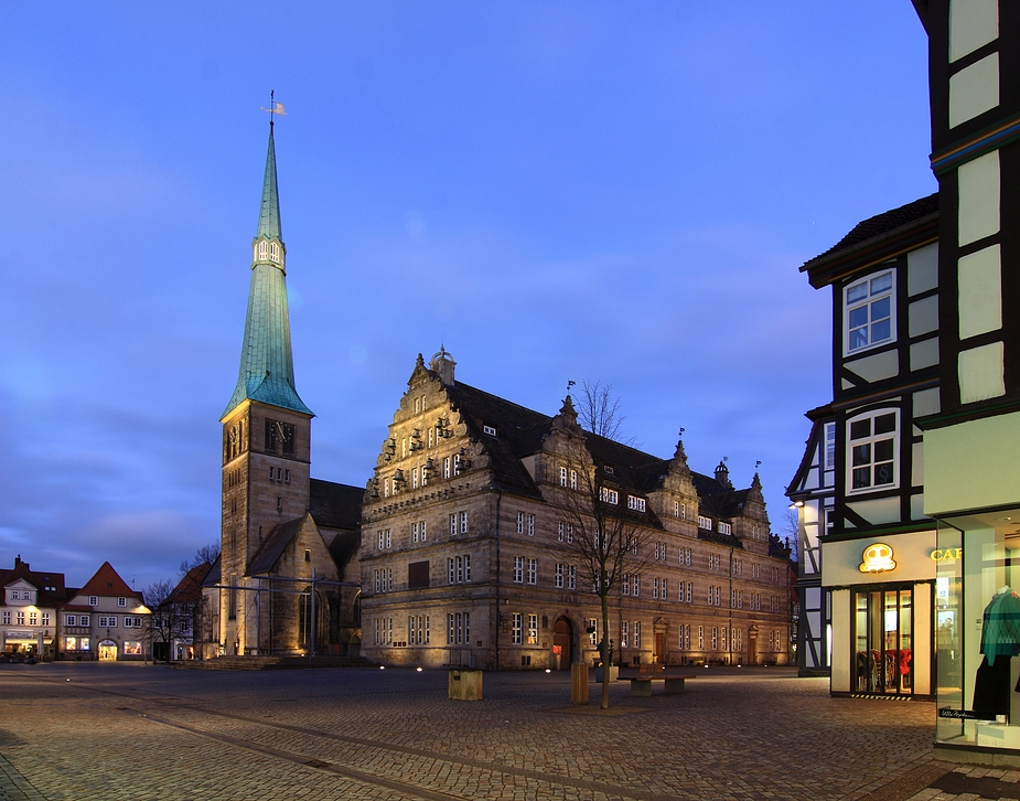 Hamelner Hochzeitshaus mit Marktkirche