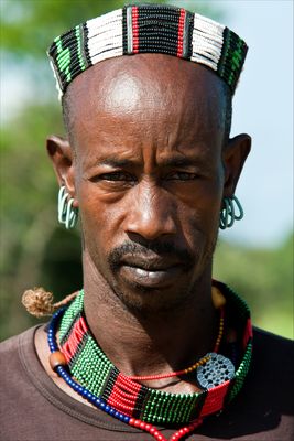[ Hamer Tribe Man at Tigray ]