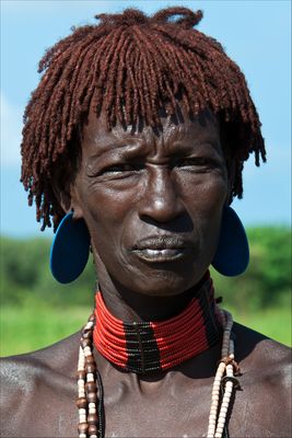 [ Hamer Tribe Woman - Closeup ]