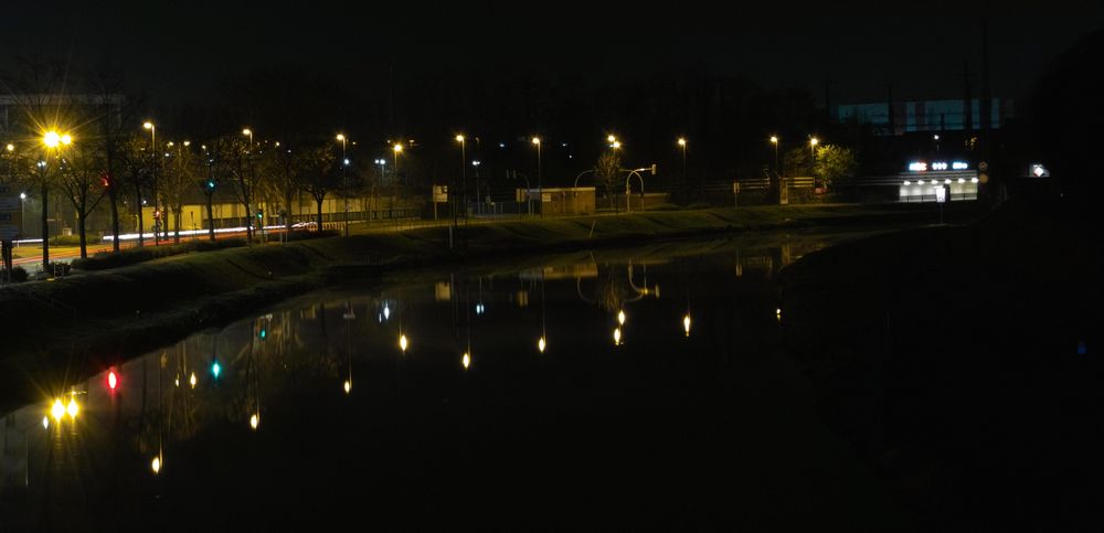 Hamm bei Nacht - Hafenstrasse