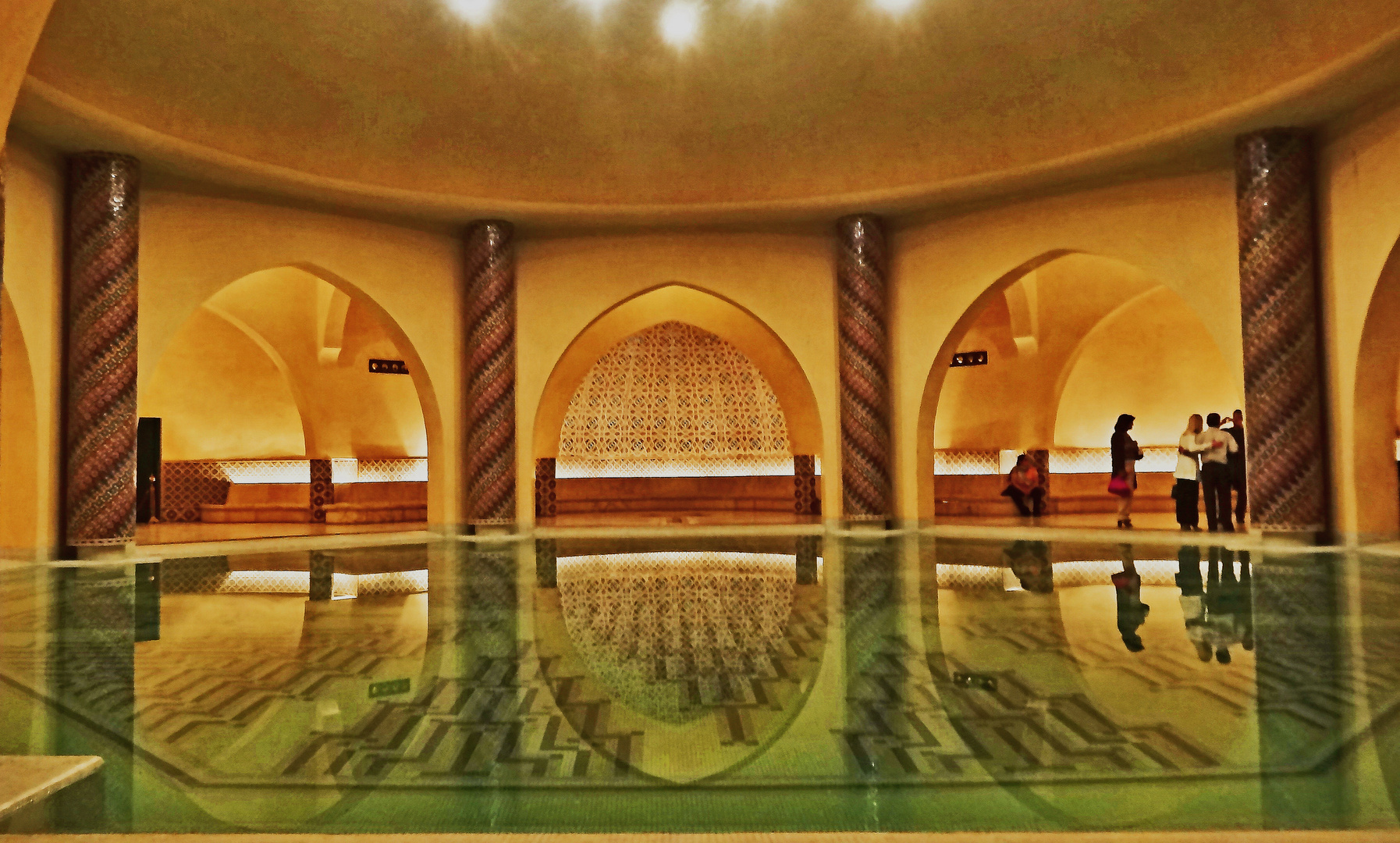 Hammam  von  Hassan II Moschee