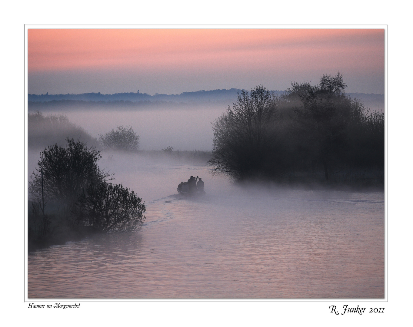 Hamme im Morgennebel