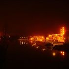 Hammer Hafen bei Nacht