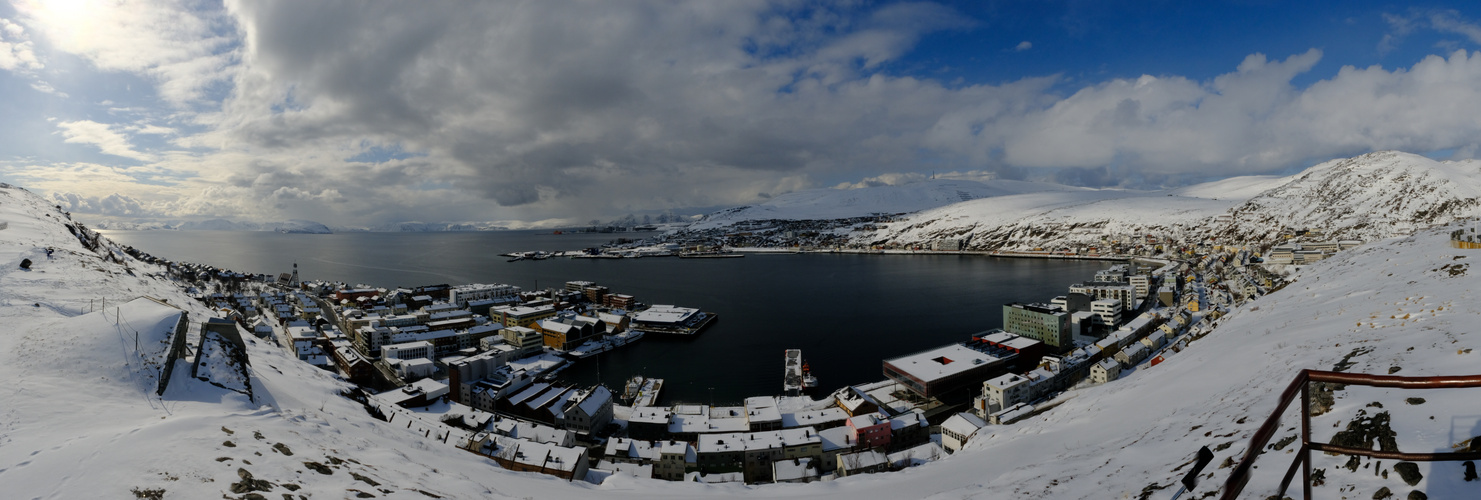 Hammerfest Bucht Panorama 