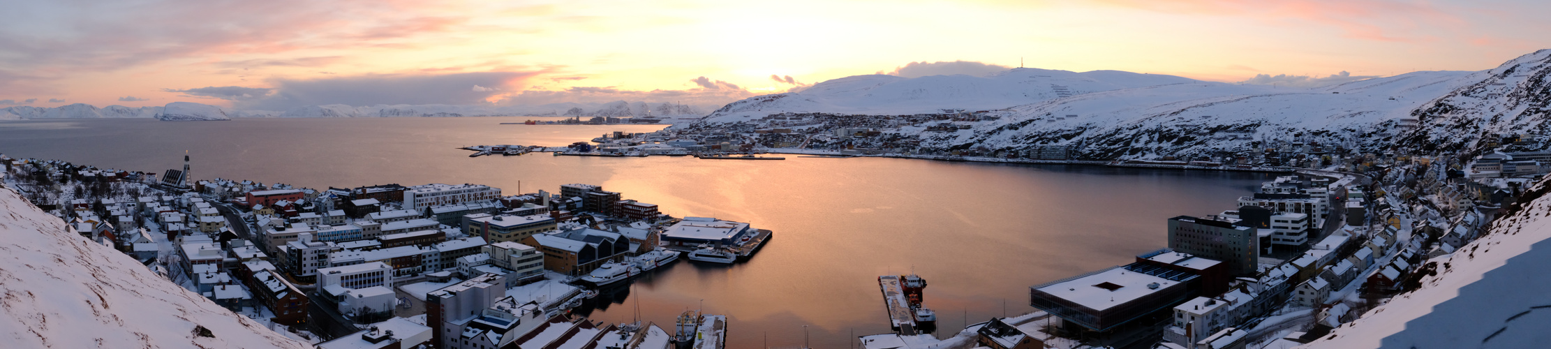 Hammerfest Bucht Panorama 