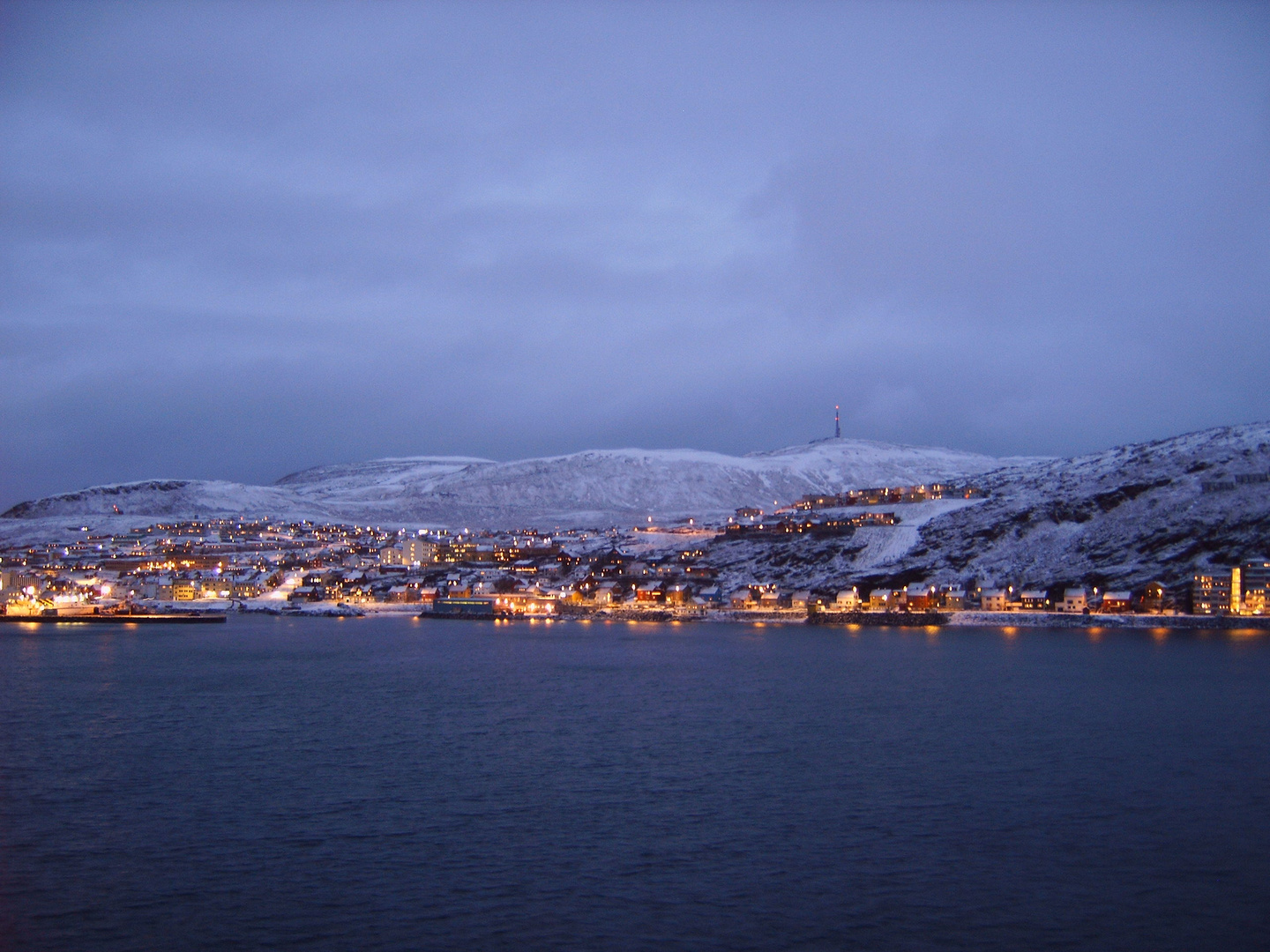 Hammerfest/Norwegen im Winter