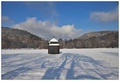 Hammerscheune im Schnee