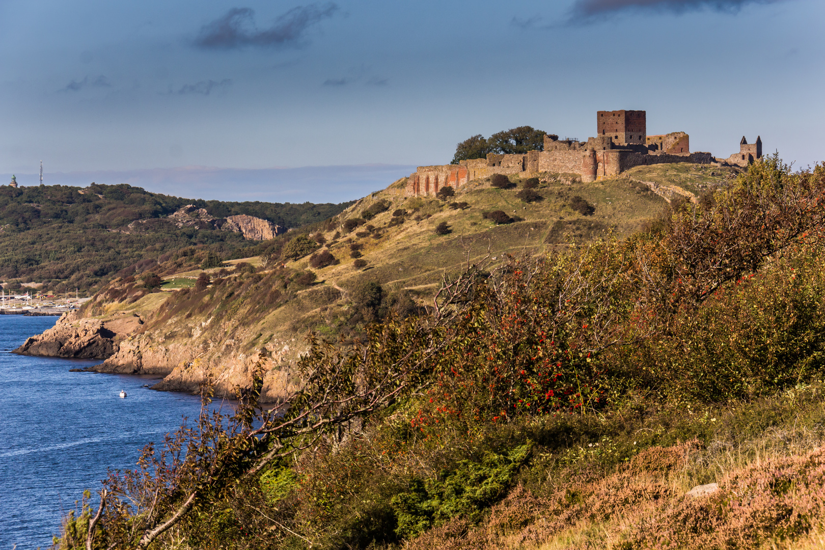 Hammershus-eine Festung aus dem 15 Jahrhundert auf Bornholm