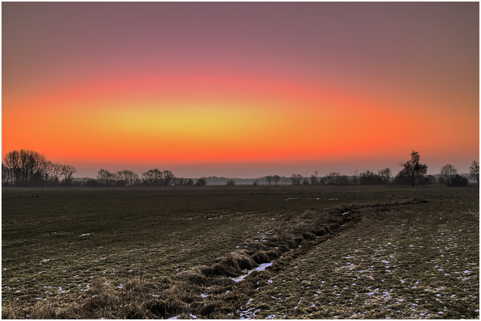 Hammewiesen bei -10 Grad 