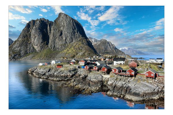 Hamnoy - Blick von der Brücke 1
