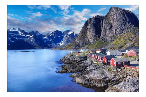 Hamnoy - Blick von der Brücke 2