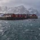 Hamnoy im Sturm   Februar 2023