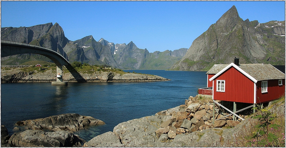 Hamnøy auf den Lofoten ( 6 Juli )  Teil 2 ;  Norwegenreise 2014