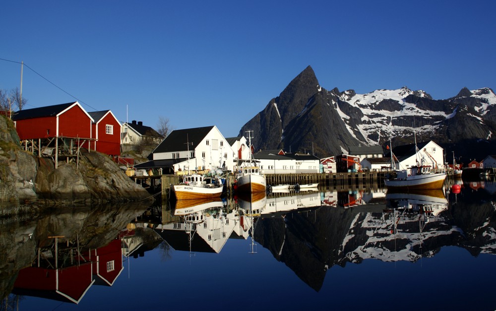 Hamnøy im Morgenlicht