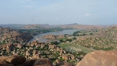 Hampi, (Inde), Paysage Volcanique