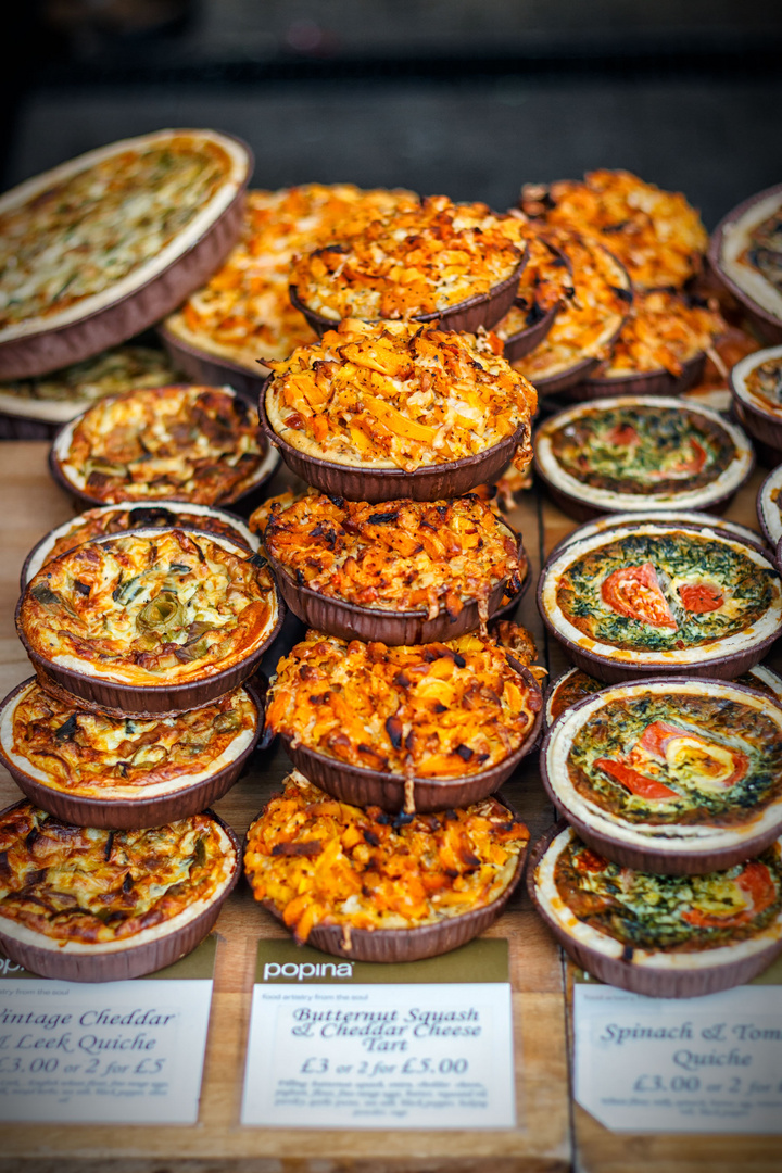 Hampstead Street Food Market Quiches And Tarts