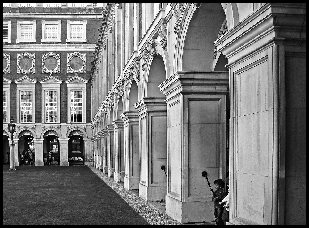 Hampton Court Palace - Innenhof