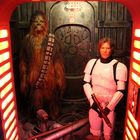 Han Solo und Chewy sind in der MÜllpresse eingesperrt
