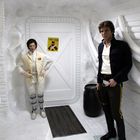 HAN SOLO und Prinzessin LEA auf dem Weg zum Fluchtfahrzeug