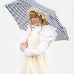 Hanami - Mädchen mit Regenschirm