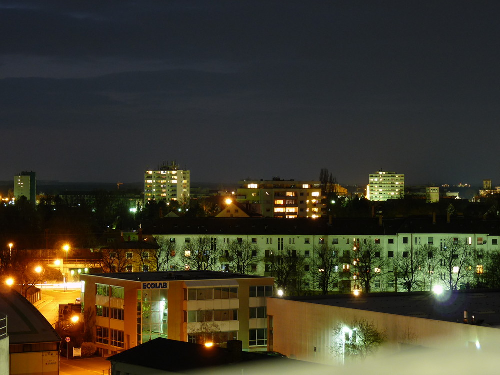 Hanau bei Nacht