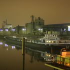 Hanau Hafen bei Nacht