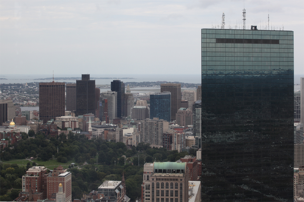 Hancock tower e Boston Common