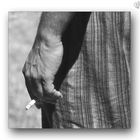 hand and cigarette