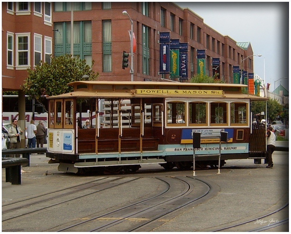 HANDARBEIT - Cable Car San Francisco