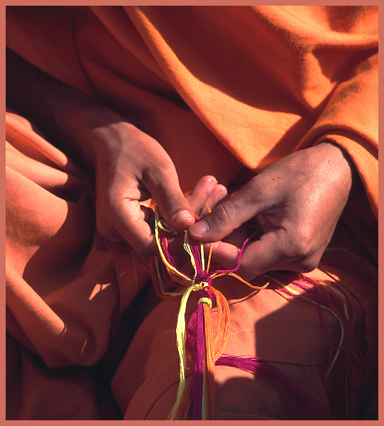 Handarbeit in Luang Prabang ( Laos )