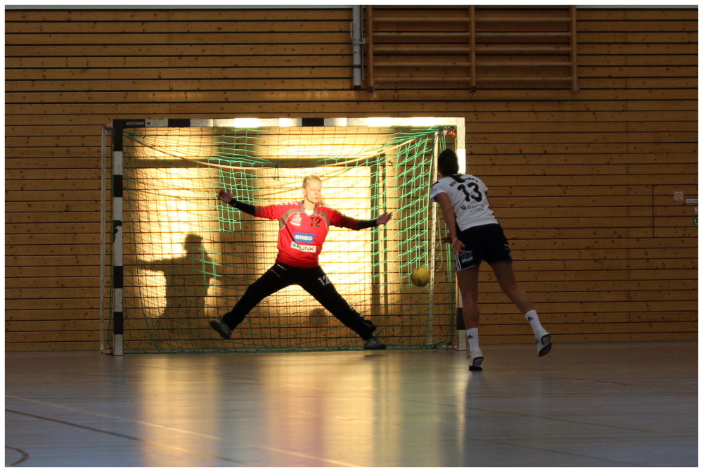 Handball überbelichtet