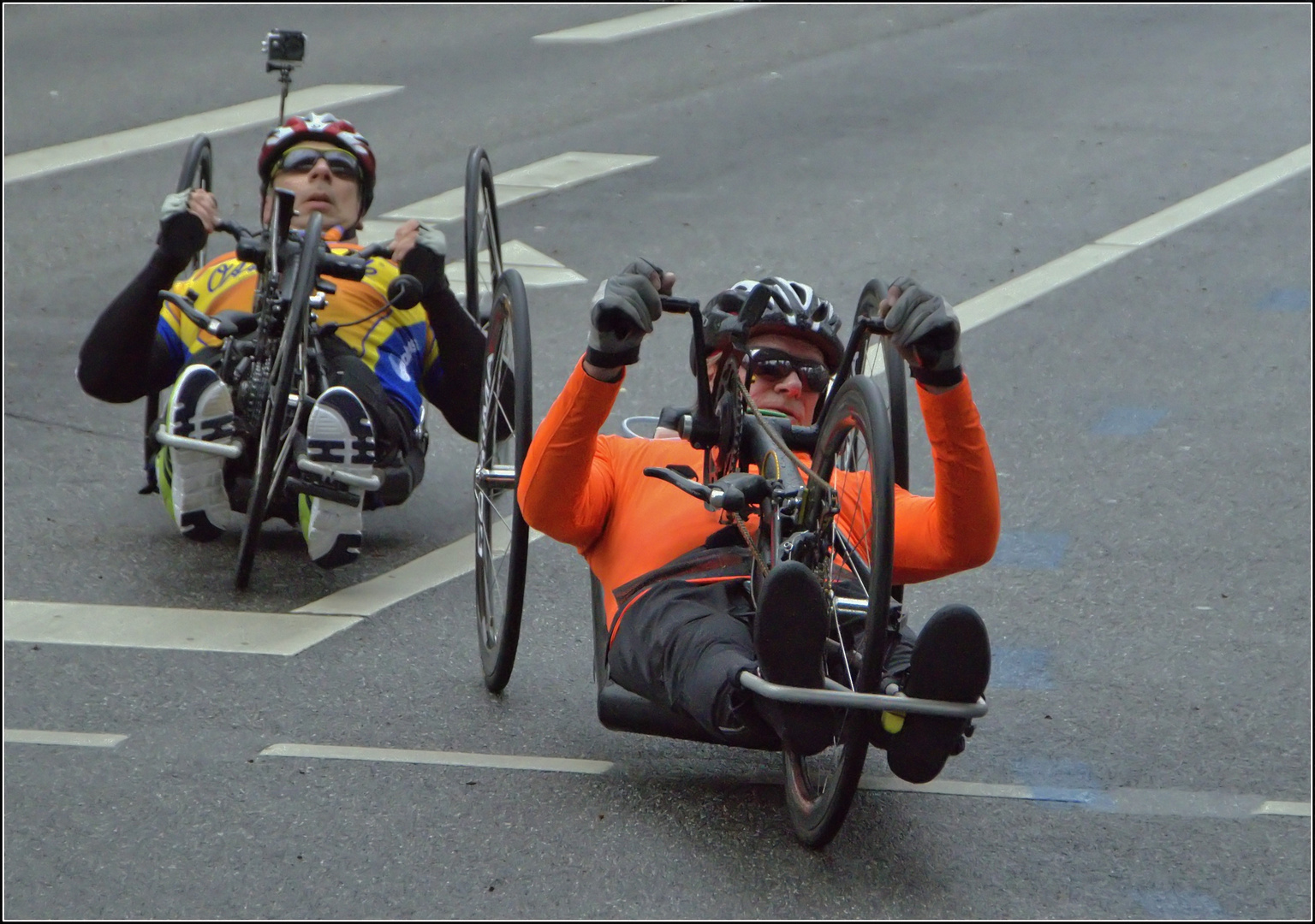 Handbiker...beim Hamburg Marathon 2015