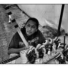 Handcraft Worker on Street @ Lamai