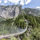 Handeckfallbrücke am Grimselpass, Schweiz