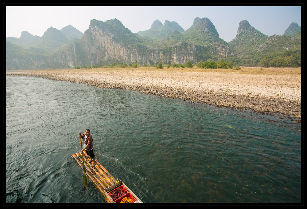 Handel auf dem Li River