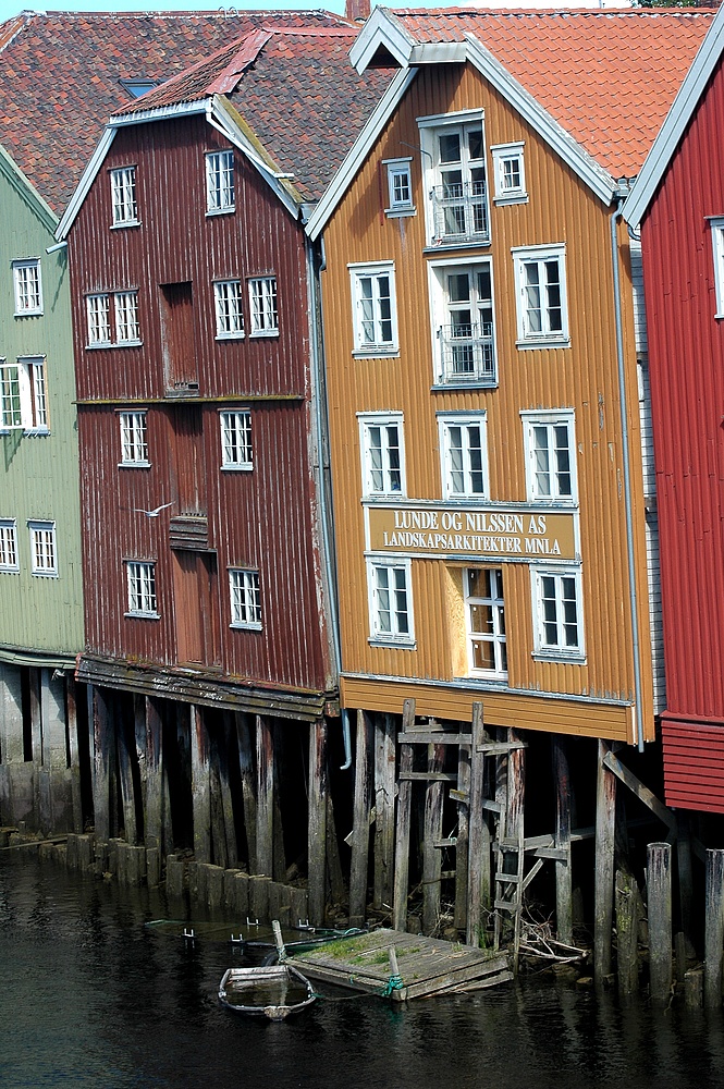 Handelshäuser in Trondheim