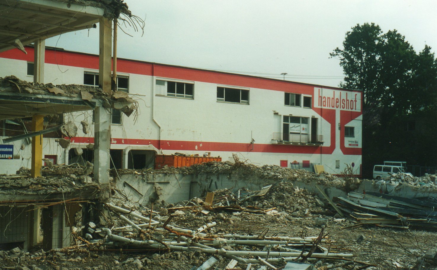 Handelshof Koblenz Werner Egen - das Ende Abbruch Sommer 2000