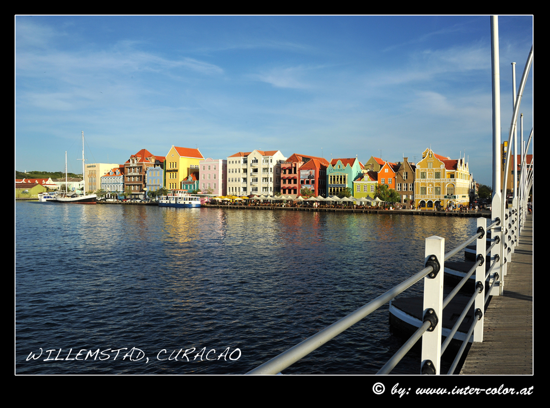 Handelskade in Willemstad, Curacao