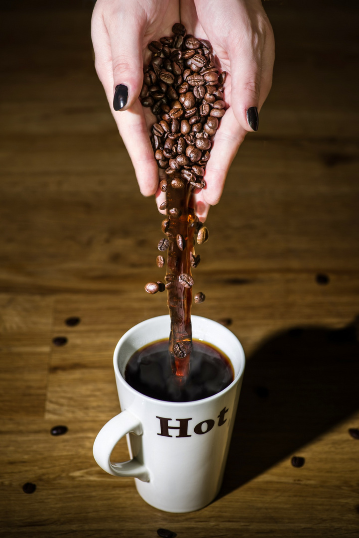 Handgemachter Kaffee