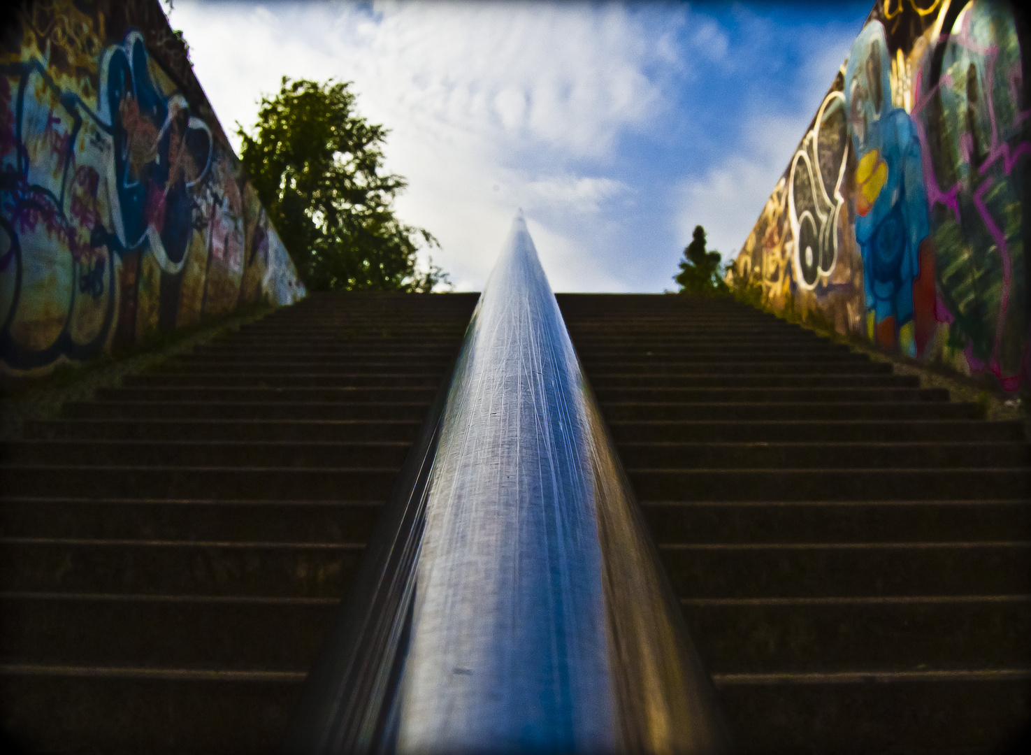 Handlauf in den HImmel