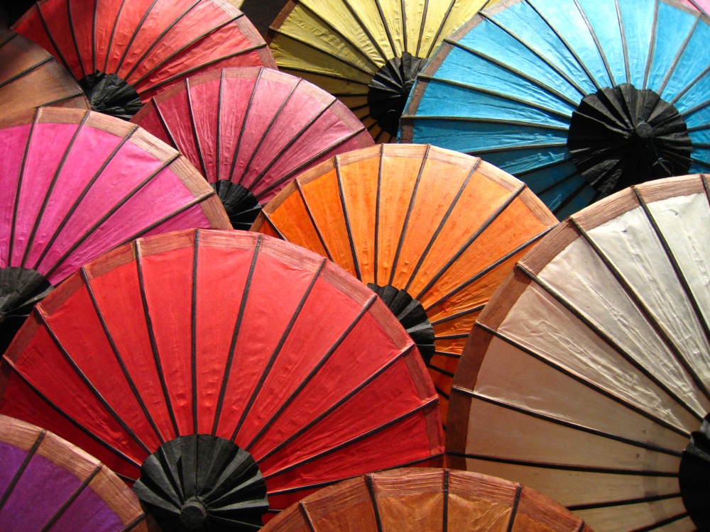 Handmade Paperumbrellas, Luang Prabang, Laos